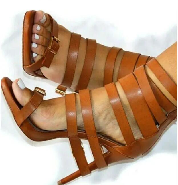 Summer Women Brown Leather Buc - Crossfit Outfit ulasan dan harga