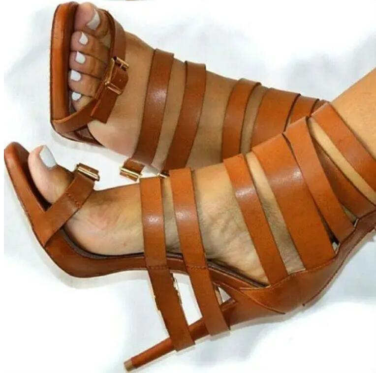 Summer Women Brown Leather Buc - Crossfit Outfit ulasan dan harga