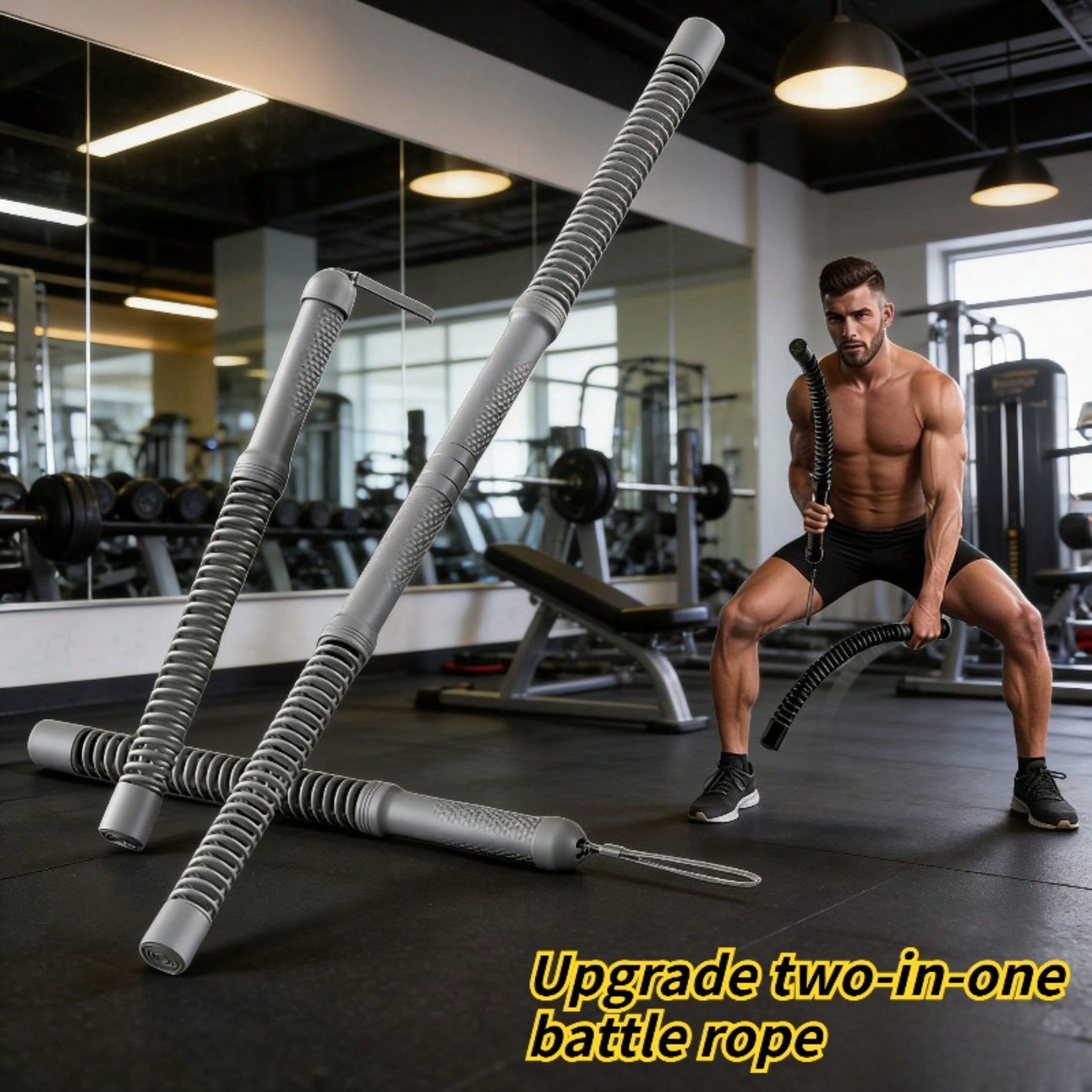 2-in-1 Upgraded Cordless Battl - Crossfit Full Gear ulasan dan harga